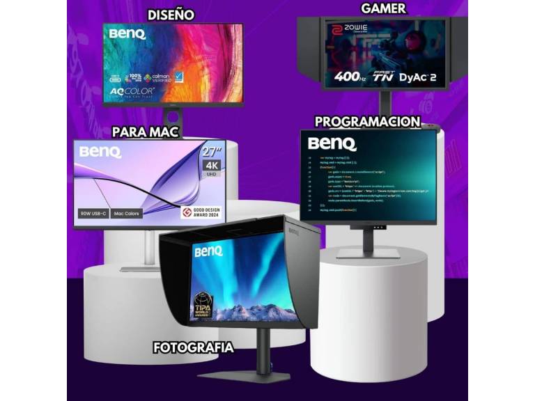 Nuevos Monitores BenQ en Sampler Informtica