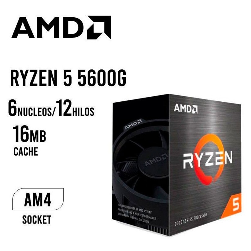 Zen Ryzen 4000 5ghz AMD Ryzen™ 5600G 6-Core 12-Thread Desktop