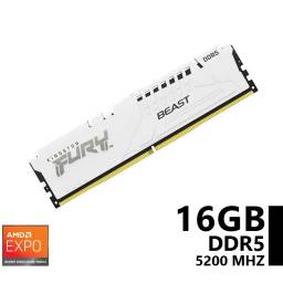 Memoria Kingston Fury Beast White DDR5 16GB 5600 Mhz Expo