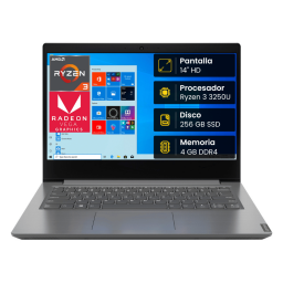 Notebook Lenovo V14-ADA, Ryzen 3 3250U, 4GB, 256SSD, 14'', Win 10 Pro