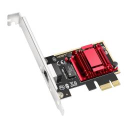 Tarjeta de Red CUDY PE25 2.5 Gbps PCI-E con Low Profile