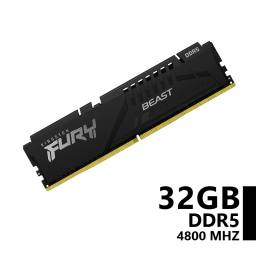 Memoria Kingston Fury Beast DDR5 32GB 4800 Mhz
