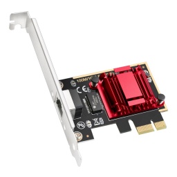 Tarjeta de Red CUDY PE25 2.5 Gbps PCI-E con Low Profile