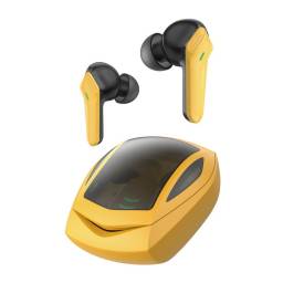 Auriculares Bluetooth FONENG BL118 TWS Gamer Manos Libres Amarillo