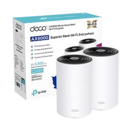 Access Point TP-LINK Deco X80 Interior Mesh AX6000 Puerto 2.5G (Pack 2 unidades)