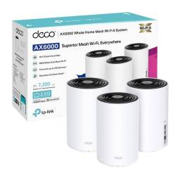 Access Point TP-LINK Deco X80 Interior Mesh AX6000 Puerto 2.5G (Pack 3 unidades)