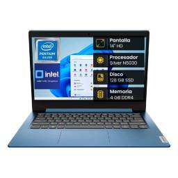 Notebook Lenovo Ideapad 1 14IGL05 Quad Core N5030 4GB 128SSD 14" Win 10