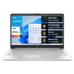 Notebook HP 15-DY5058CL Core i5-1235U 12GB 512SSD 15.6" FHD Win 11