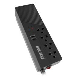 Regulador de voltaje Forza FVR-1202USB 1000VA 500W 4 Salidas 2 USB
