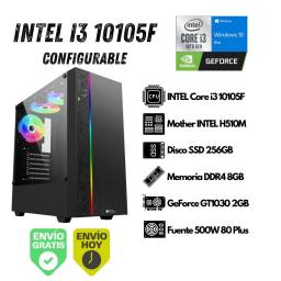 PC Gamer INTEL I3-10105F 8GB 240GB SSD GT1030 (Configurable)