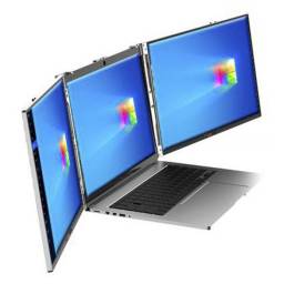 Monitor Porttil Doble para Notebook UNNION 2x14" Full HD USB-C