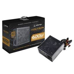 Fuente Arktek 600WB 600W 80 Plus Bronce Negra