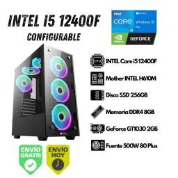 PC Gamer INTEL i5-12400F 8GB 256GB SSD GT1030 (Configurable)