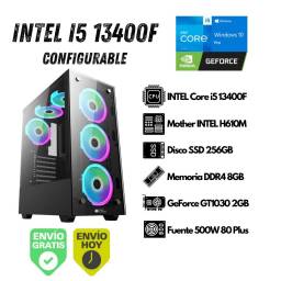 PC Gamer INTEL i5-13400F 8GB 256GB SSD GT1030 (Configurable)