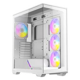 Gabinete Gamer Antec C3 Vidrio Templado 4 Fanes ARGB Blanco (Sin Fuente)