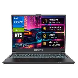 Notebook Gigabyte Core i7-13620H 32GB 2TB SSD 16" 165Hz RTX4060