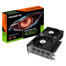 Tarjeta de Video Gigabyte RTX4060 Ti Windforce OC 8 GB GDDR6