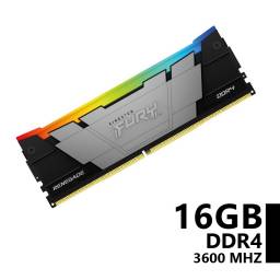 Memoria Kingston Fury Renegade RGB DDR4 16GB 3600 Mhz