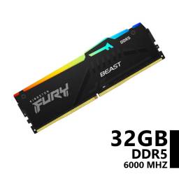 Memoria Kingston Fury Beast RGB DDR5 32GB 6000 Mhz