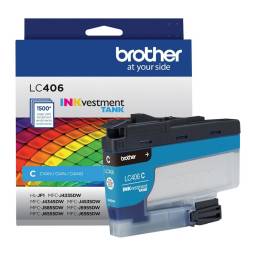 Cartucho Original Brother LC406 Cyan para MFC-J6955DW