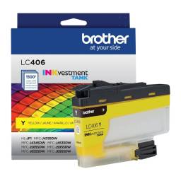 Cartucho Original Brother LC406 Amarilo para MFC-J6955DW