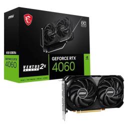 Tarjeta de Video MSI RTX4060 Ventus 2X OC 8 GB GDDR6