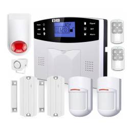 KIT de Alarma Tuya Smart TS980 WiFi 4GLTE + 2 PIR + 2 Mag + Sirena