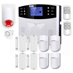 KIT de Alarma Tuya Smart TS980 WiFi 4GLTE + 4 PIR + 4 Mag + Sirena