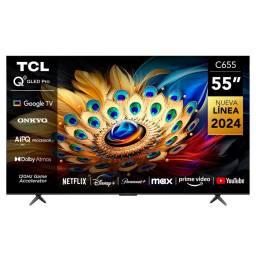 Televisor LED Smart TV TCL 55C655 55 4K QLED - 1 USB, 3 HDMI