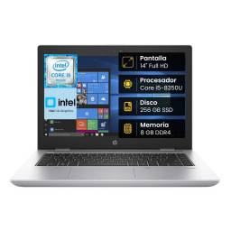 Notebook HP Probook 640 G4 Core I5 8va 8GB 256SSD 14" Win 11