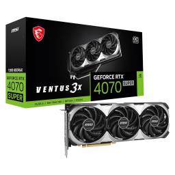 Tarjeta de Video MSI RTX4070 Super Ventus X3 OC 12 GB GDDR6X