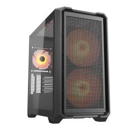 Gabinete Cougar Mx600 Mini Negro 3 Fanes ARGB (Sin Fuente)