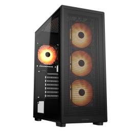Gabinete Cougar MX220 Negro 4 Fanes ARGB (Sin Fuente)