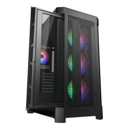 Gabinete Cougar Duoface Pro Negro 4 Fanes ARGB (Sin Fuente)