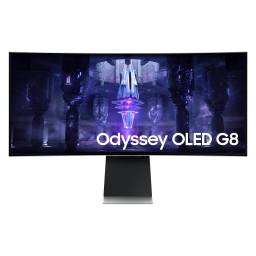 Monitor Samsung Curvo Odyssey OLED G8 34 WQHD 175Hz Sistema Tizen