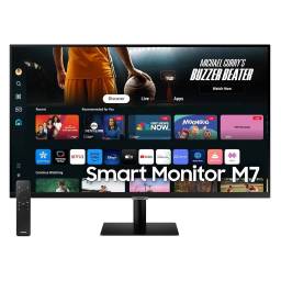 Monitor Samsung Smart M7 32 4K Sistema Tizen - HDMI, USB-C