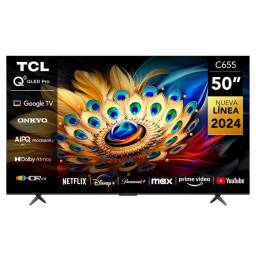 Televisor LED Smart TV TCL 50C655 50" 4K QLED - 1 USB, 3 HDMI