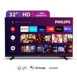 Televisor LED Smart TV Philips 32PHD6947 32 HD Android - 2 USB, 3 HDMI