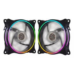 Fan Cooler Shot Gaming RGB 120x120 (KIT 2 Unidades)