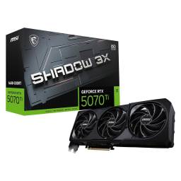 Tarjeta de Video MSI RTX5070 Ti Shadow 3X OC 16 GB GDDR7