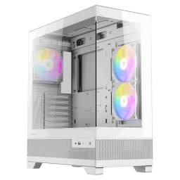 Gabinete Gamer Antec CX700 ARGB Vidrio Templado 4 Fanes Blanco (Sin Fuente)