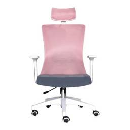 Silla Escritorio Ergonmica Fantech OCA258 Sakura RosadoGris