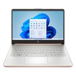 Notebook HP 14-DQ0762DX QC N4120 4GB 128GB 14 HD Win 11
