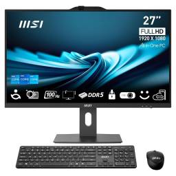 Equipo All in One MSI Core i5-14400 8GB 1TB SSD 27" FHD Win 11