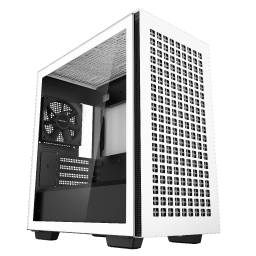 Gabinete DeepCool CH370 Vidrio Templado 1 Fan 120mm Blanco (Sin Fuente)