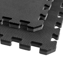 Piso Goma Eva Tatami Encastrable Negro/Gris 1mx1mx2cm