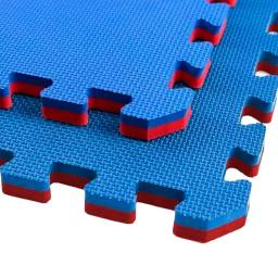 Piso Goma Eva Tatami Encastrable Azul/Rosa 1mx1mx2cm