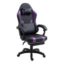 Silla Gamer Shot Gaming SHOT-D1141-PB Cuero Ergonmica