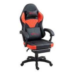 Silla Gamer Shot Gaming SHOT-D1145-RB Cuero Ergonmica