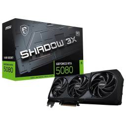 Tarjeta de Video MSI RTX5080 Shadow 3X OC 16 GB GDDR7